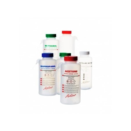 Dwk Life Sciences Azlon Round Wash Bottles, Acetone, 500ml, 5/cs, 5PK 249416